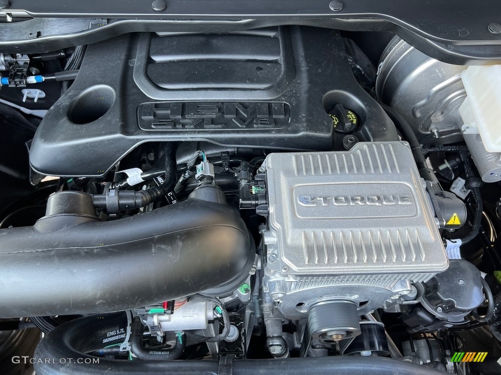 2023 Ram 1500 Tradesman Quad Cab 4x4 5.7 Liter HEMI OHV 16-Valve VVT MDS V8 Engine Photo #146487394