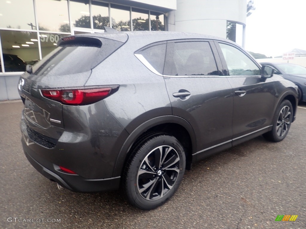 2023 CX-5 S Premium AWD - Machine Gray Metallic / Black photo #2