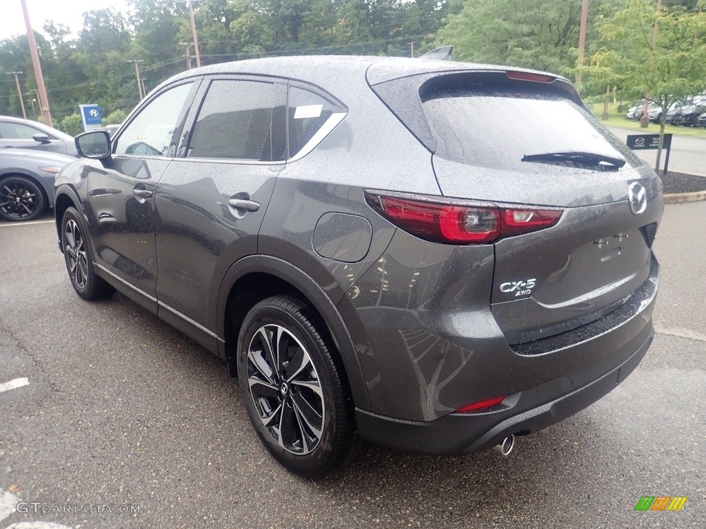 2023 CX-5 S Premium AWD - Machine Gray Metallic / Black photo #5