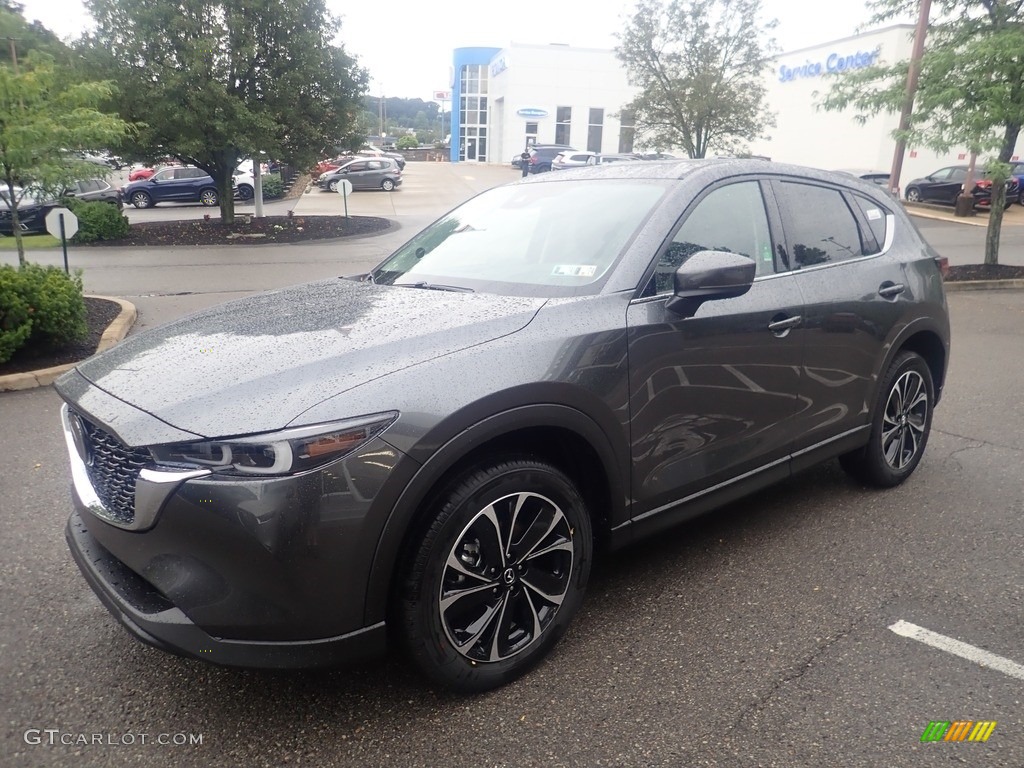 2023 CX-5 S Premium AWD - Machine Gray Metallic / Black photo #7