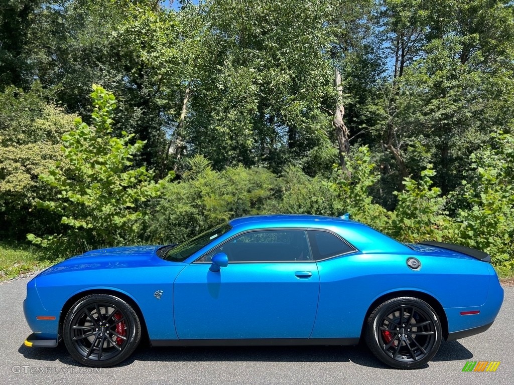2023 Challenger SRT Hellcat JailBreak - B5 Blue Pearl / Black photo #1