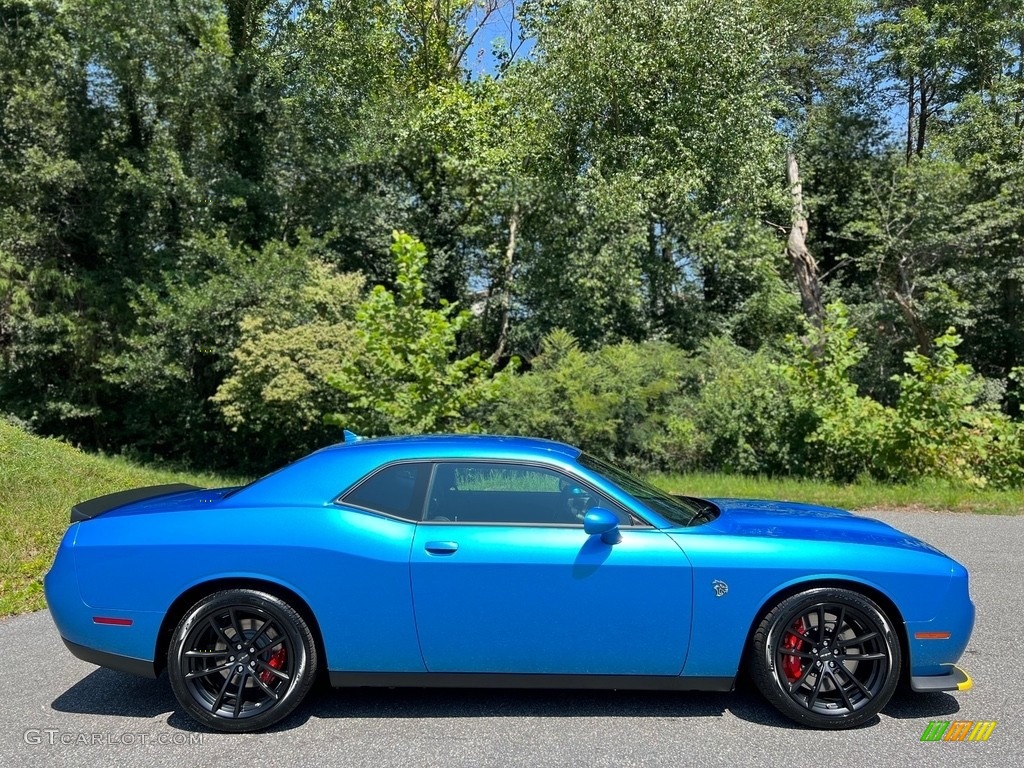 B5 Blue Pearl 2023 Dodge Challenger SRT Hellcat JailBreak Exterior Photo #146487676