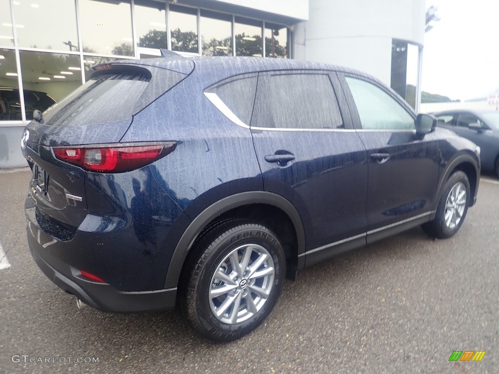 2023 CX-5 S Preferred AWD - Deep Crystal Blue Mica / Parchment photo #2