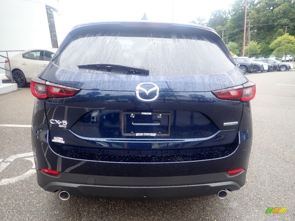 2023 CX-5 S Preferred AWD - Deep Crystal Blue Mica / Parchment photo #3