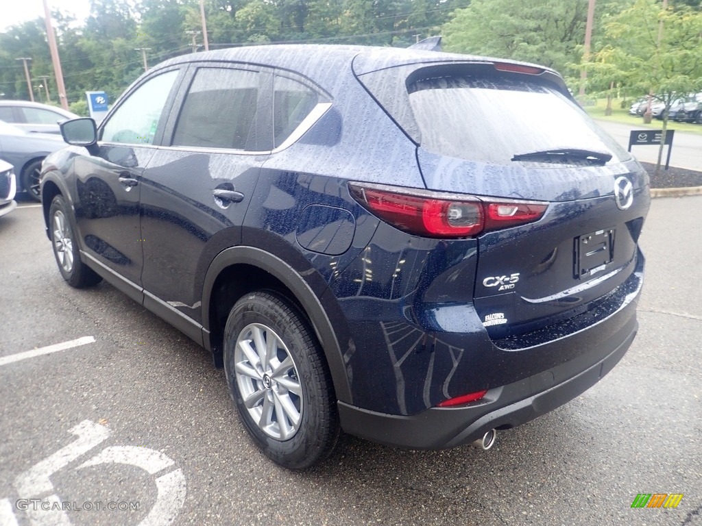 2023 CX-5 S Preferred AWD - Deep Crystal Blue Mica / Parchment photo #5