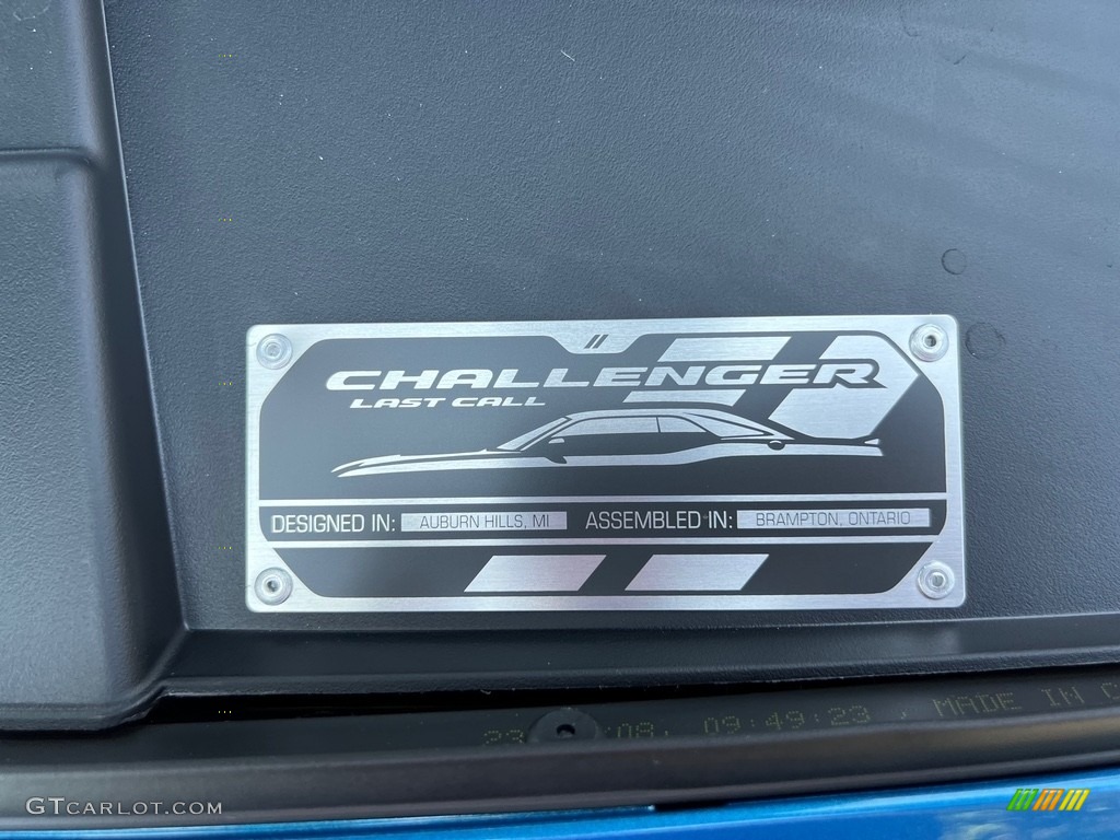 2023 Dodge Challenger SRT Hellcat JailBreak Marks and Logos Photo #146487775