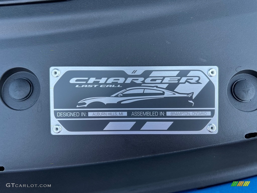 2023 Charger Scat Pack Plus - B5 Blue Pearl / Ruby Red/Black photo #10