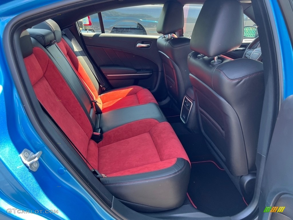 2023 Charger Scat Pack Plus - B5 Blue Pearl / Ruby Red/Black photo #17