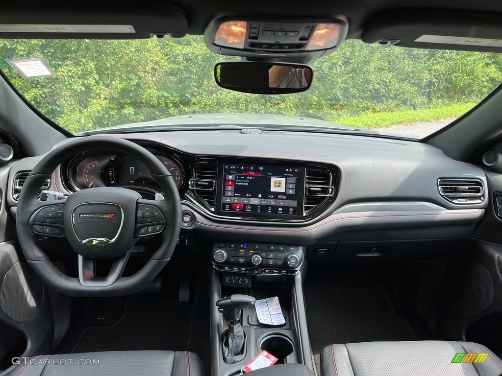 2023 Dodge Durango GT Blacktop AWD Black Dashboard Photo #146489473