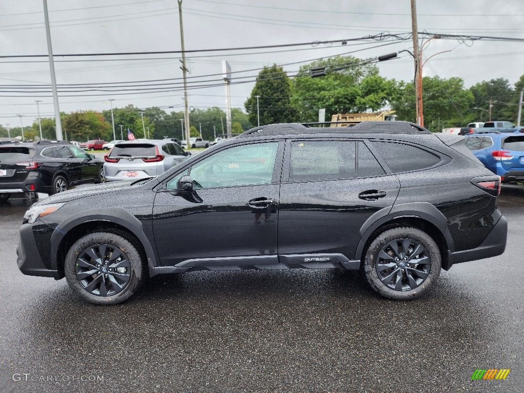Crystal Black Silica 2025 Subaru Outback Onyx Edition XT Exterior Photo
