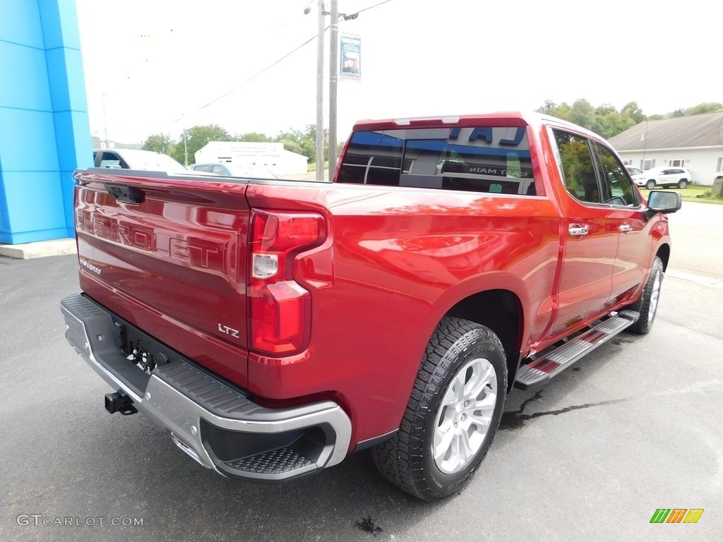 2023 Silverado 1500 LTZ Crew Cab 4x4 - Radiant Red Tintcoat / Gideon/Very Dark Atmosphere photo #10