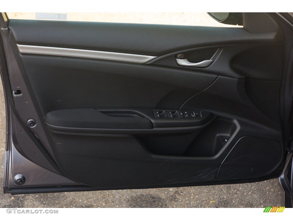 2020 Civic LX Sedan - Modern Steel Metallic / Black photo #28