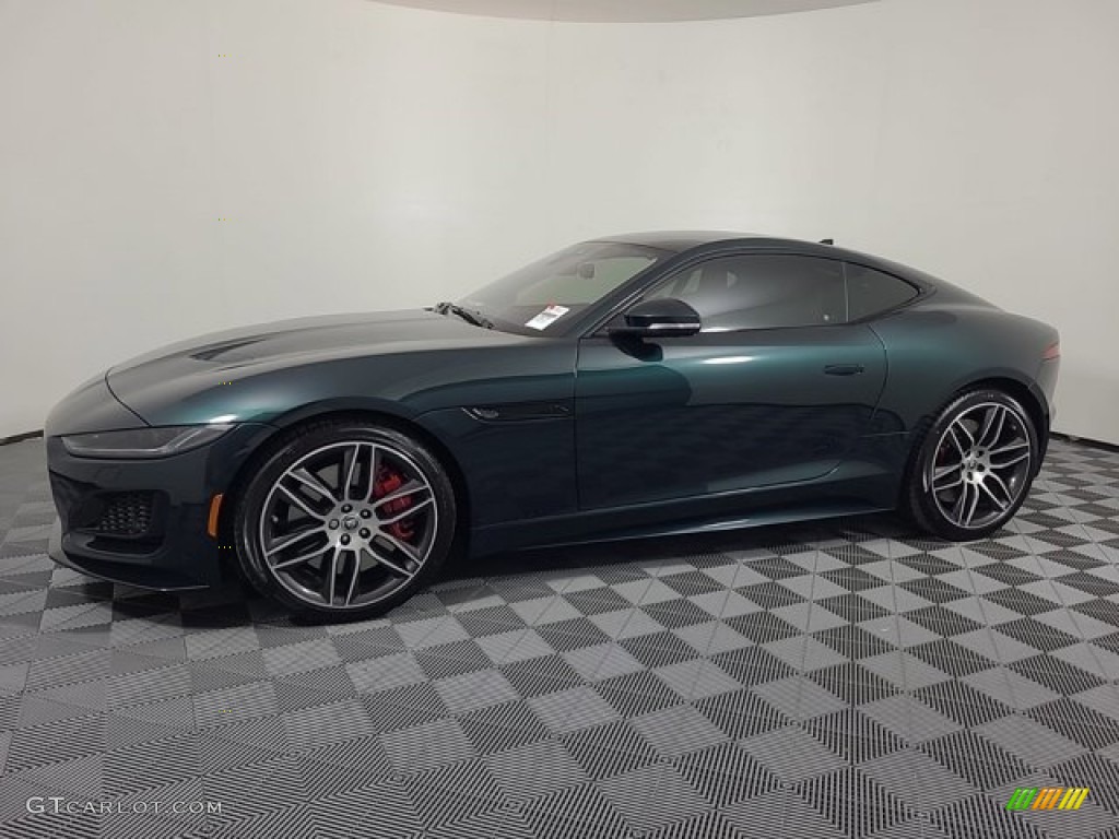 British Racing Green Metallic 2024 Jaguar F-TYPE 450 R-Dynamic Coupe Exterior Photo #146489863