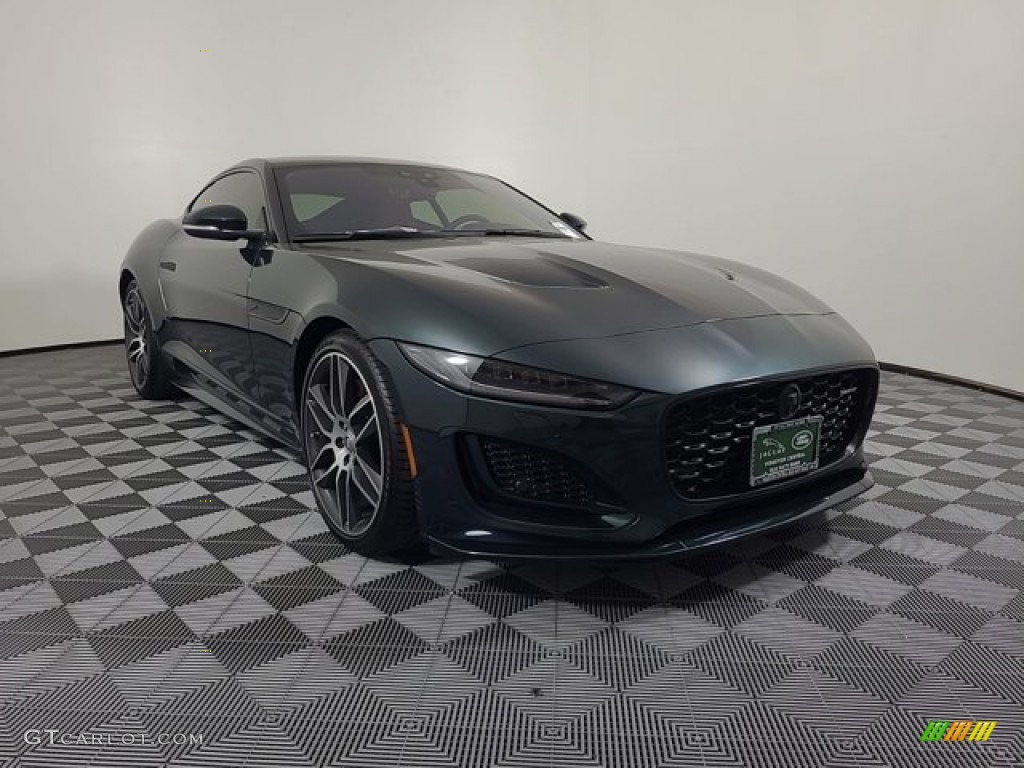 British Racing Green Metallic 2024 Jaguar F-TYPE 450 R-Dynamic Coupe Exterior Photo #146489969