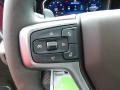 Gideon/Very Dark Atmosphere 2023 Chevrolet Silverado 1500 LTZ Crew Cab 4x4 Steering Wheel