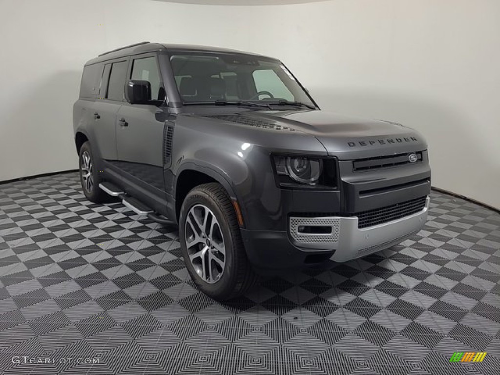 Carpathian Gray Metallic 2023 Land Rover Defender 130 SE Exterior Photo #146490464