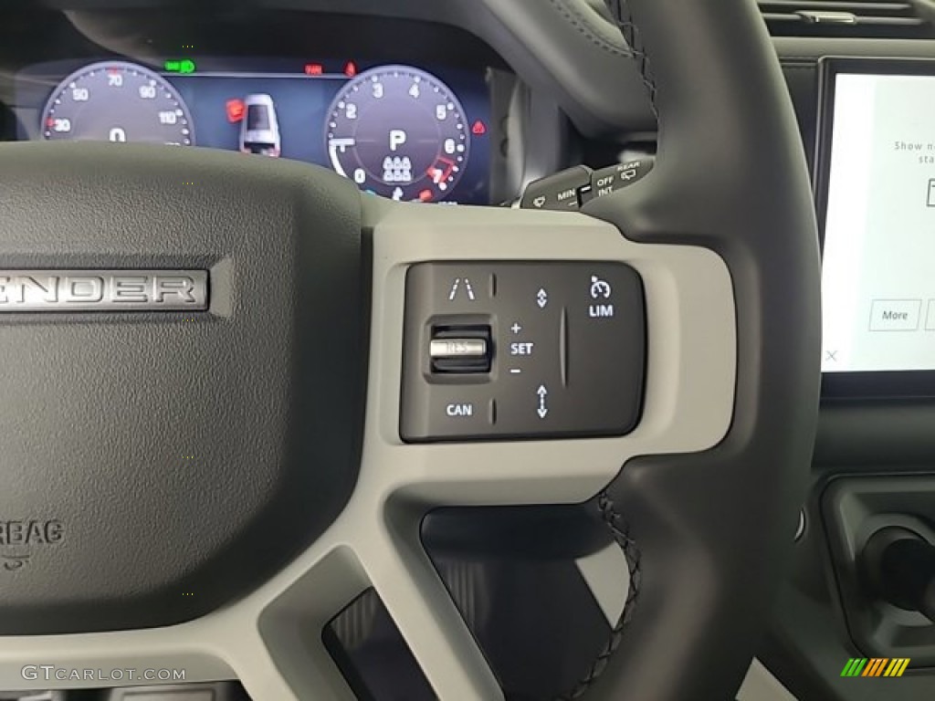 2023 Land Rover Defender 130 SE Ebony Steering Wheel Photo #146490571