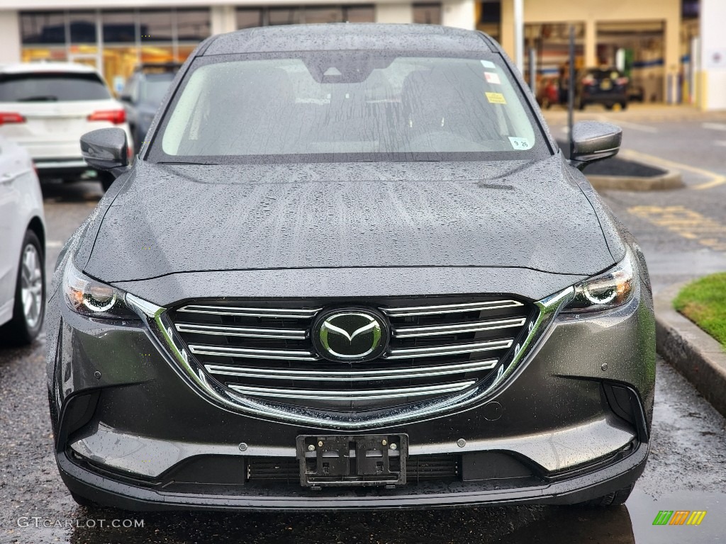 Machine Gray Metallic 2021 Mazda CX-9 Touring AWD Exterior Photo #146490583
