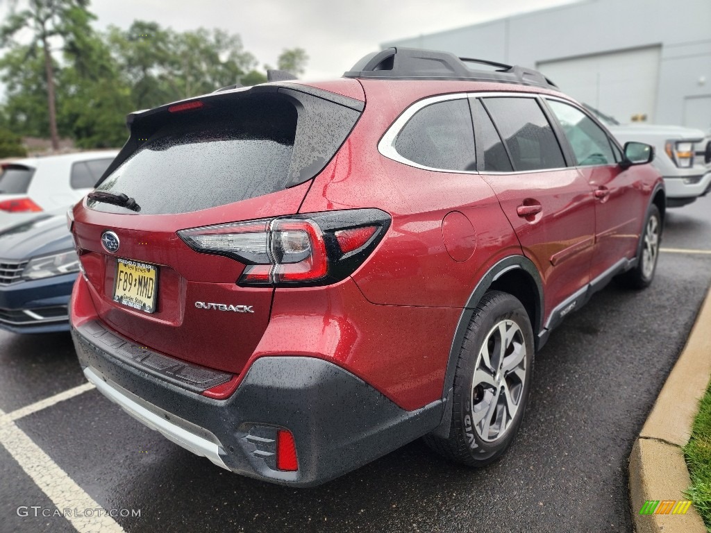 2020 Outback 2.5i Limited - Crimson Red Pearl / Slate Black photo #3