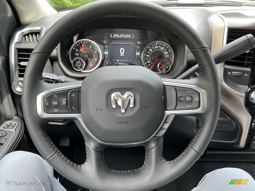 2024 Ram 2500 Laramie Crew Cab 4x4 Black Steering Wheel Photo #146490810