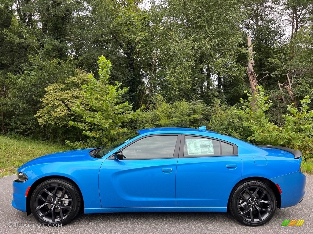 B5 Blue Pearl 2023 Dodge Charger SXT Blacktop Exterior Photo #146491010