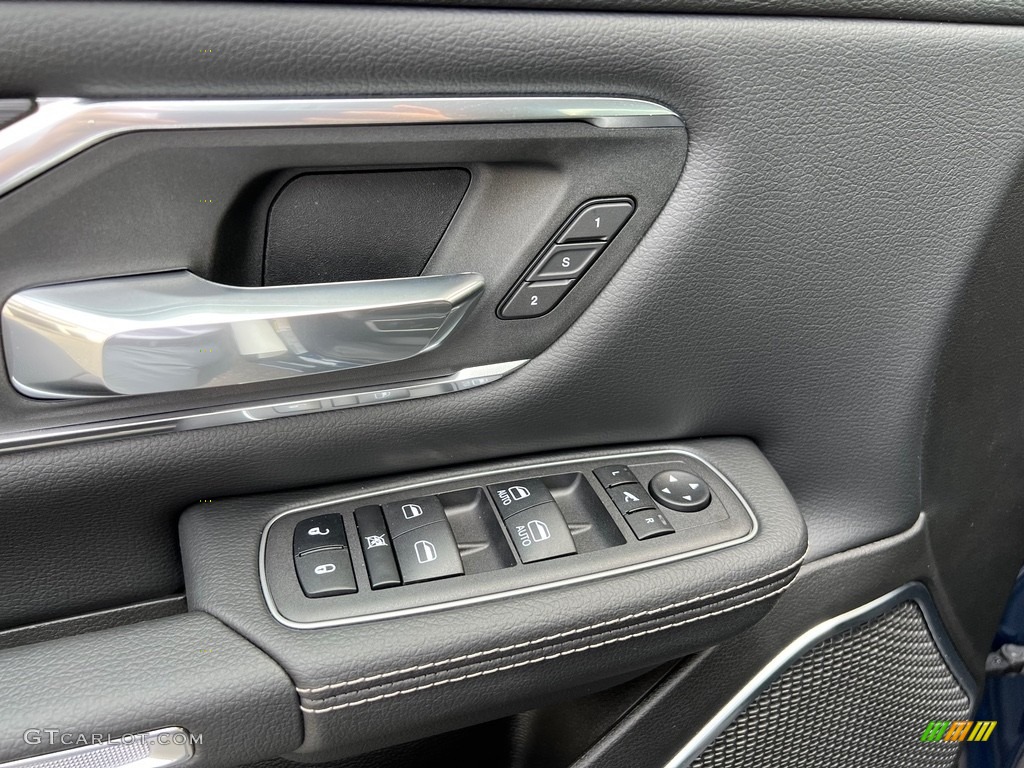 2024 Ram 1500 Laramie Crew Cab 4x4 Black Door Panel Photo #146491869