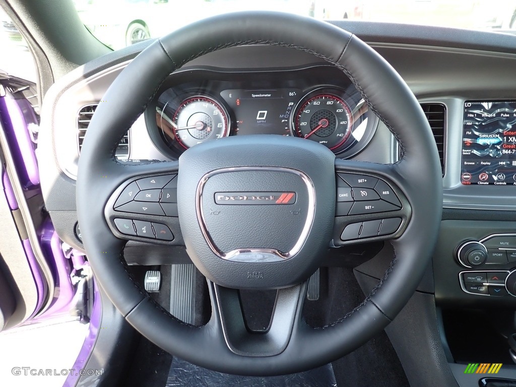 2023 Charger SXT AWD Blacktop - Plum Crazy Pearl / Black photo #17
