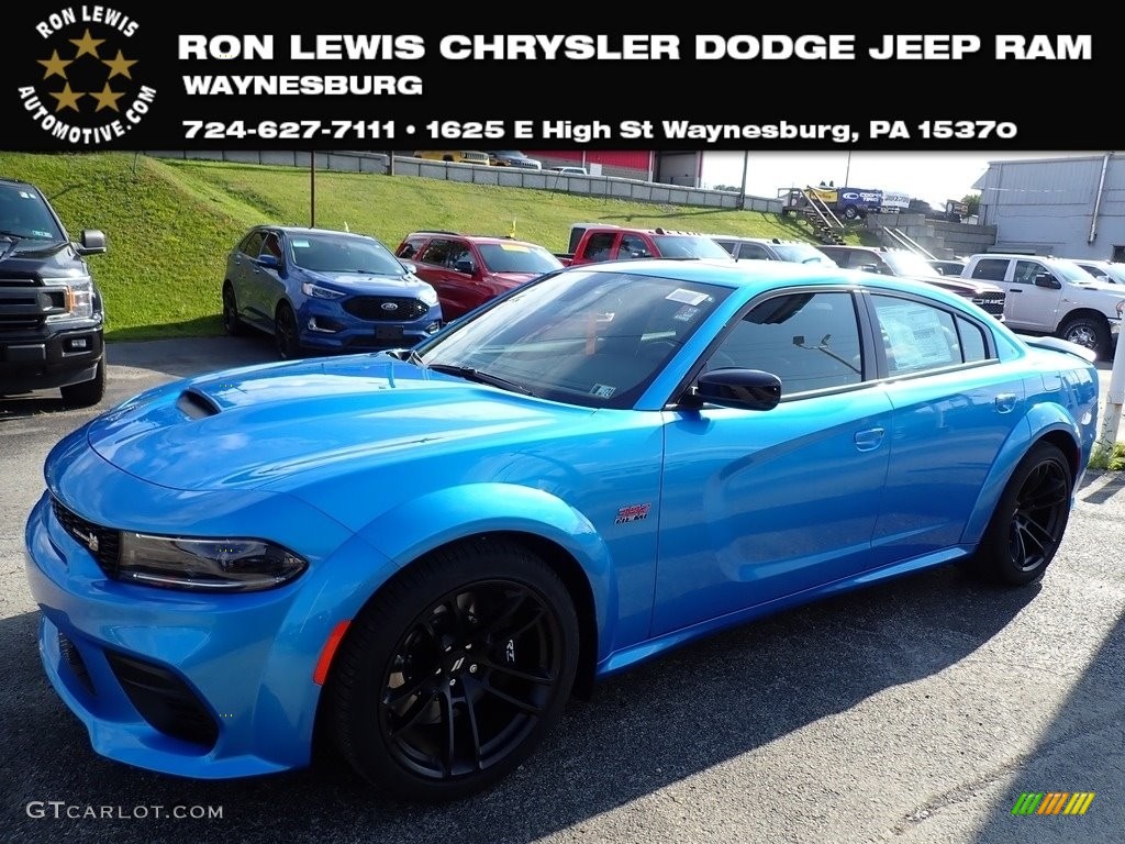 2023 Charger Scat Pack Widebody - B5 Blue Pearl / Black photo #1