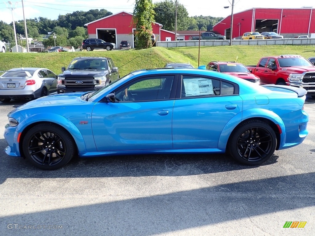 2023 Charger Scat Pack Widebody - B5 Blue Pearl / Black photo #2