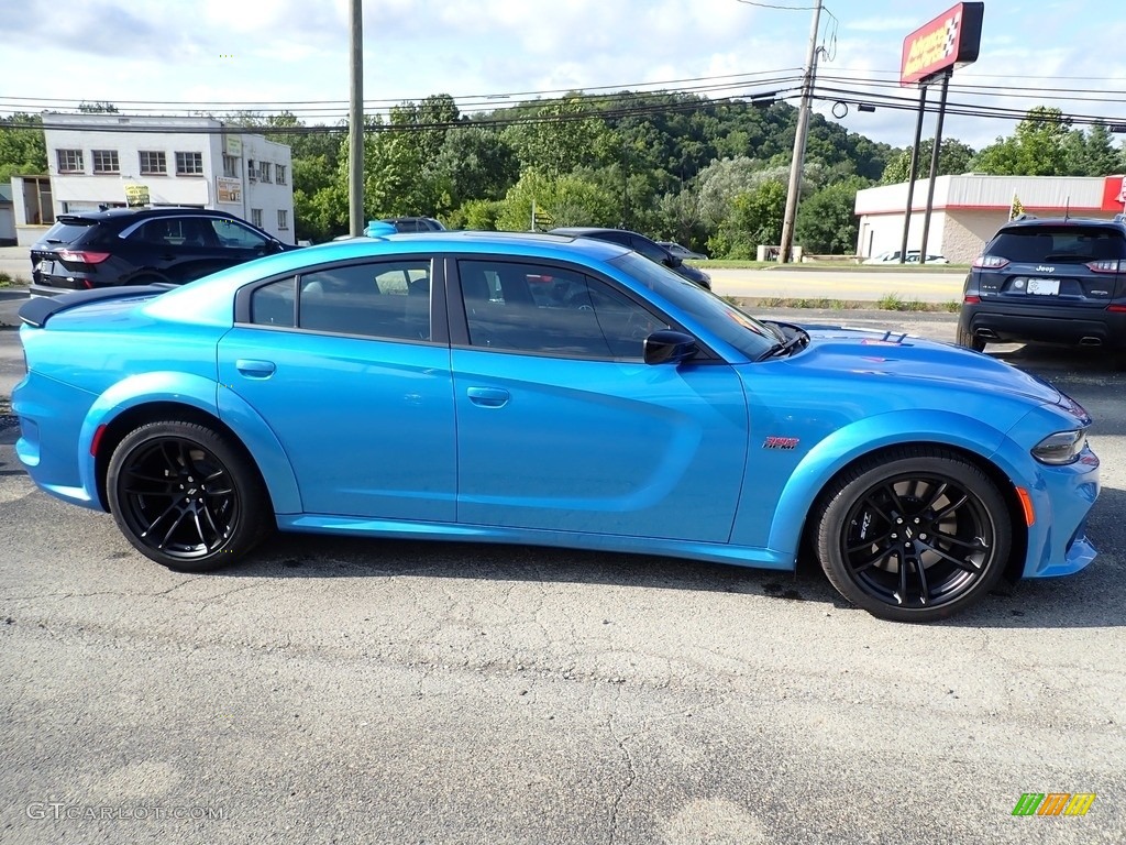 2023 Charger Scat Pack Widebody - B5 Blue Pearl / Black photo #7