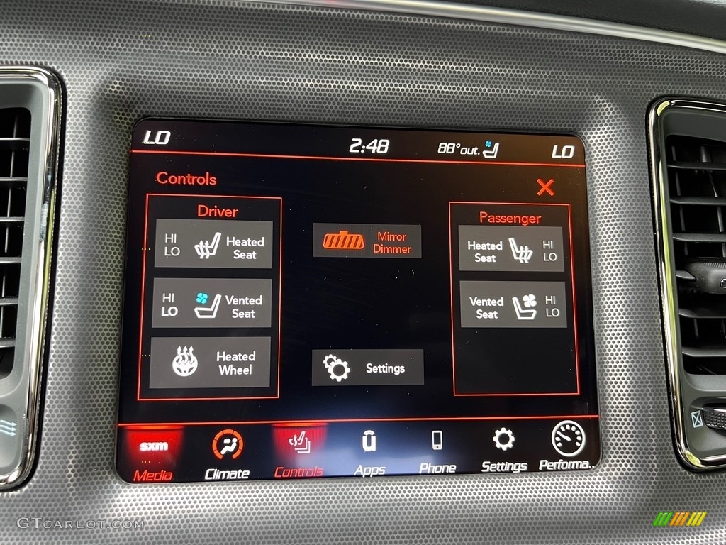 2023 Dodge Challenger SRT Hellcat JailBreak Controls Photo #146492227