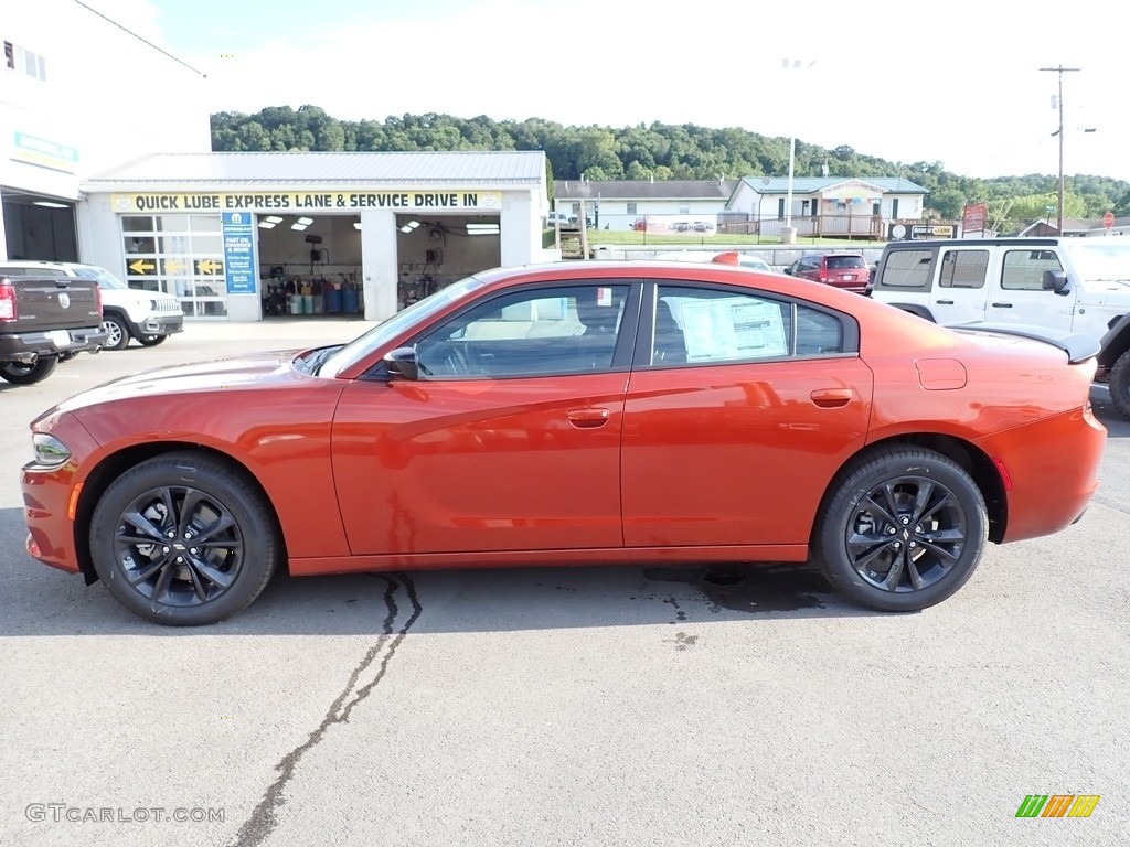 2023 Charger SXT AWD Blacktop - Sinamon Stick / Black photo #2