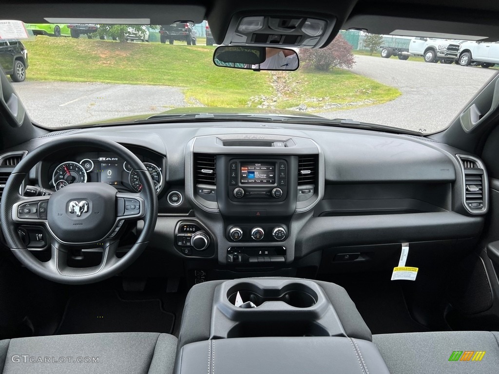 2024 Ram 1500 Tradesman Crew Cab 4x4 Black Dashboard Photo #146492386