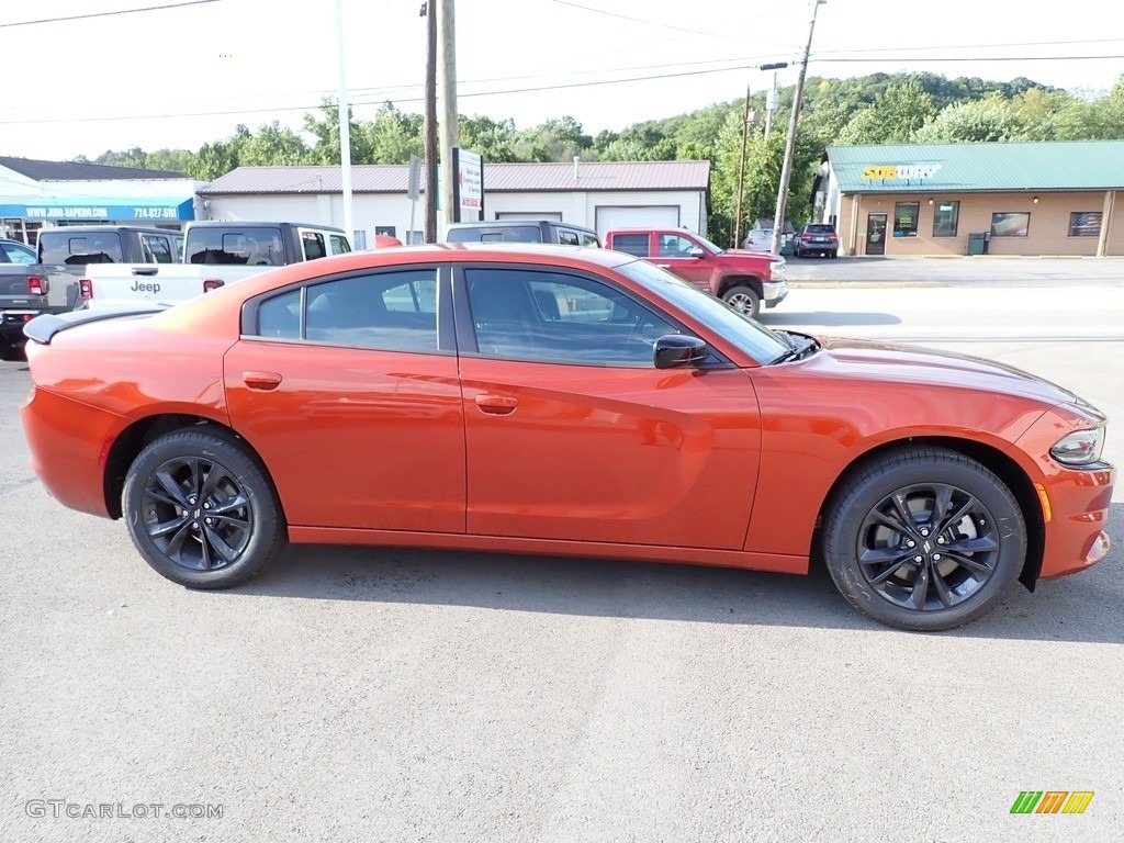 2023 Charger SXT AWD Blacktop - Sinamon Stick / Black photo #7