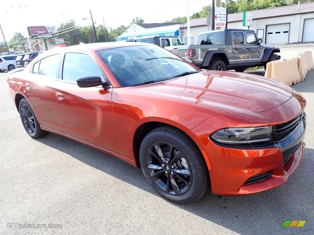 2023 Charger SXT AWD Blacktop - Sinamon Stick / Black photo #8