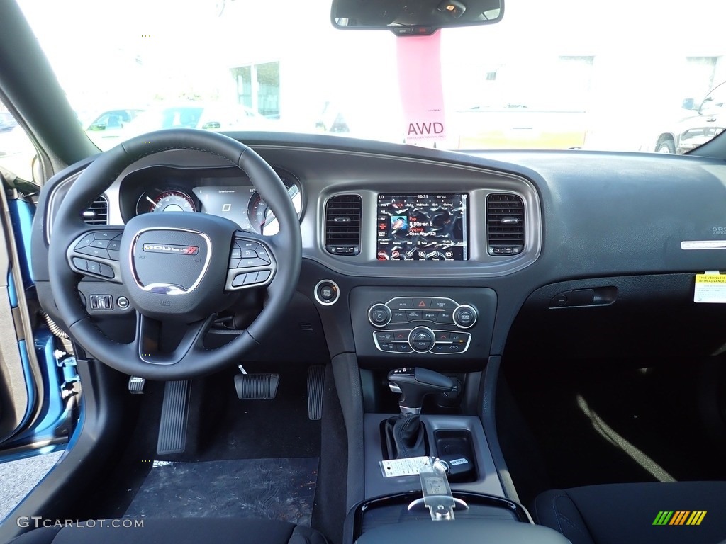 2023 Charger SXT AWD Blacktop - Frostbite / Black photo #13