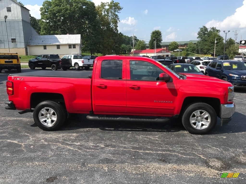 Red Hot 2018 Chevrolet Silverado 1500 LT Double Cab 4x4 Exterior Photo #146493097