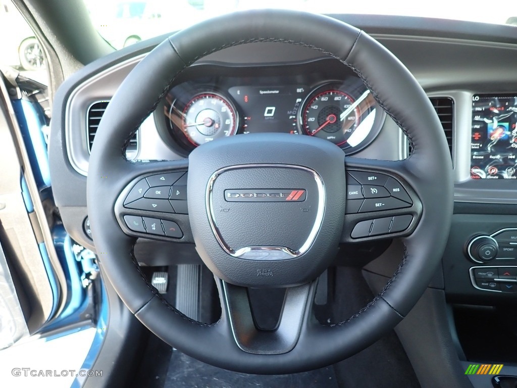 2023 Charger SXT AWD Blacktop - Frostbite / Black photo #17