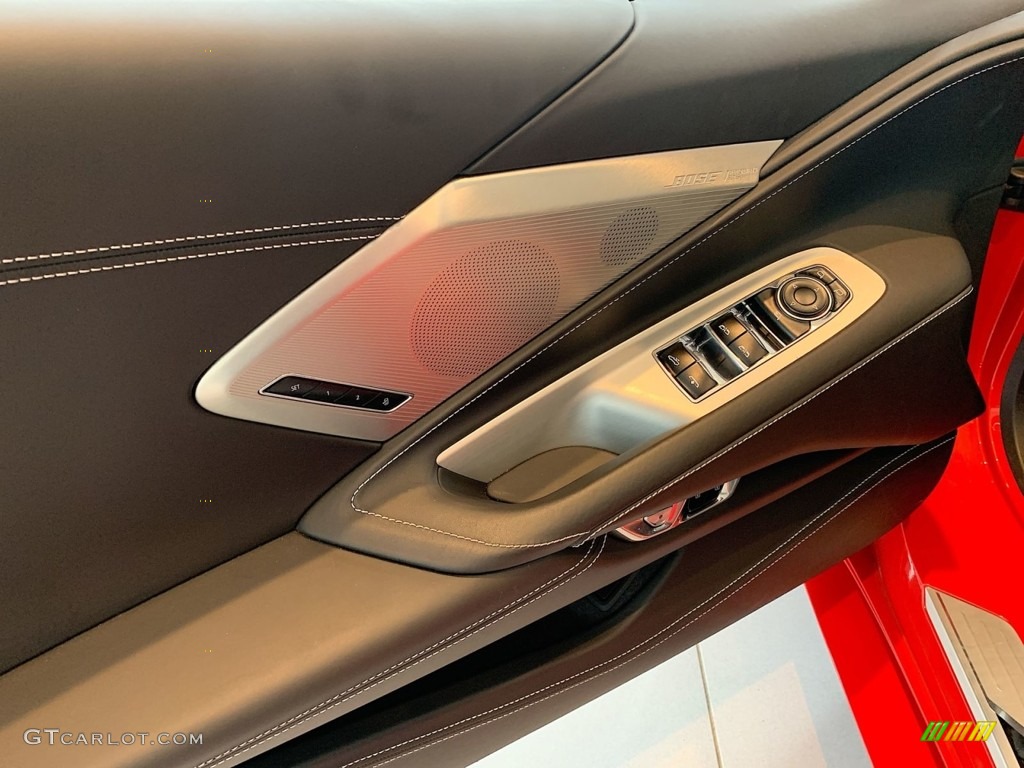2023 Chevrolet Corvette Stingray Coupe Jet Black Door Panel Photo #146493599
