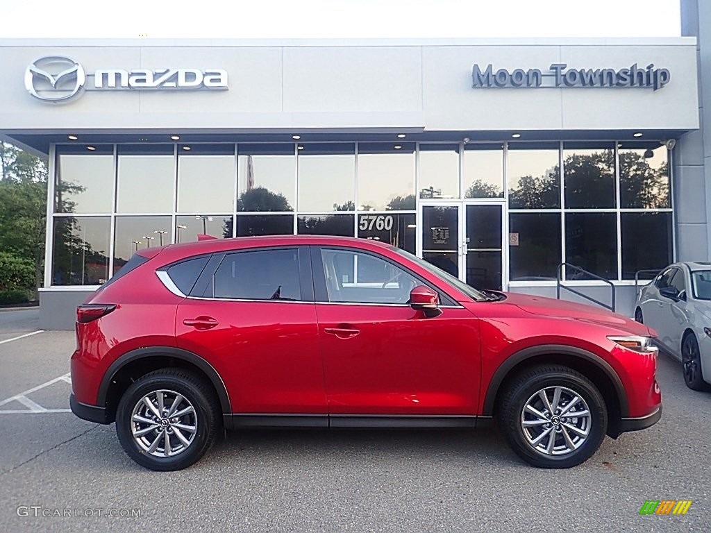 2023 CX-5 S Preferred AWD - Soul Red Crystal Metallic / Parchment photo #1