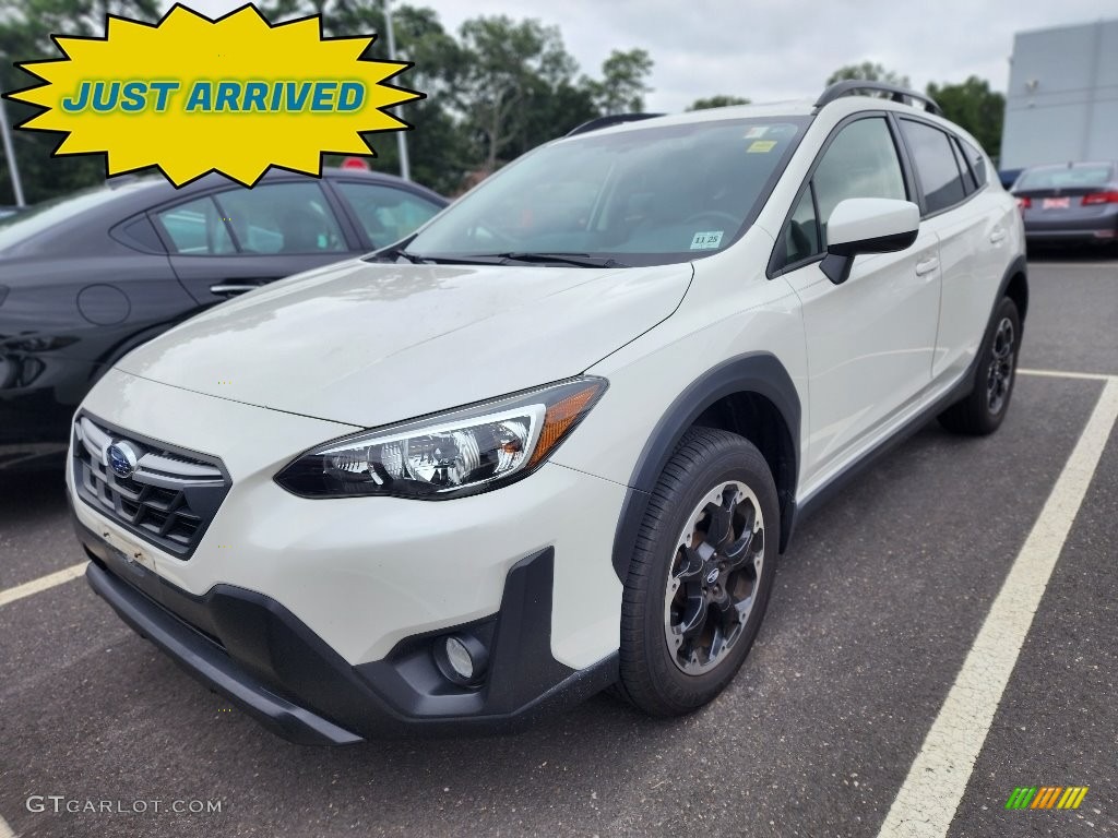 2021 Crosstrek Premium - Crystal White Pearl / Gray photo #1