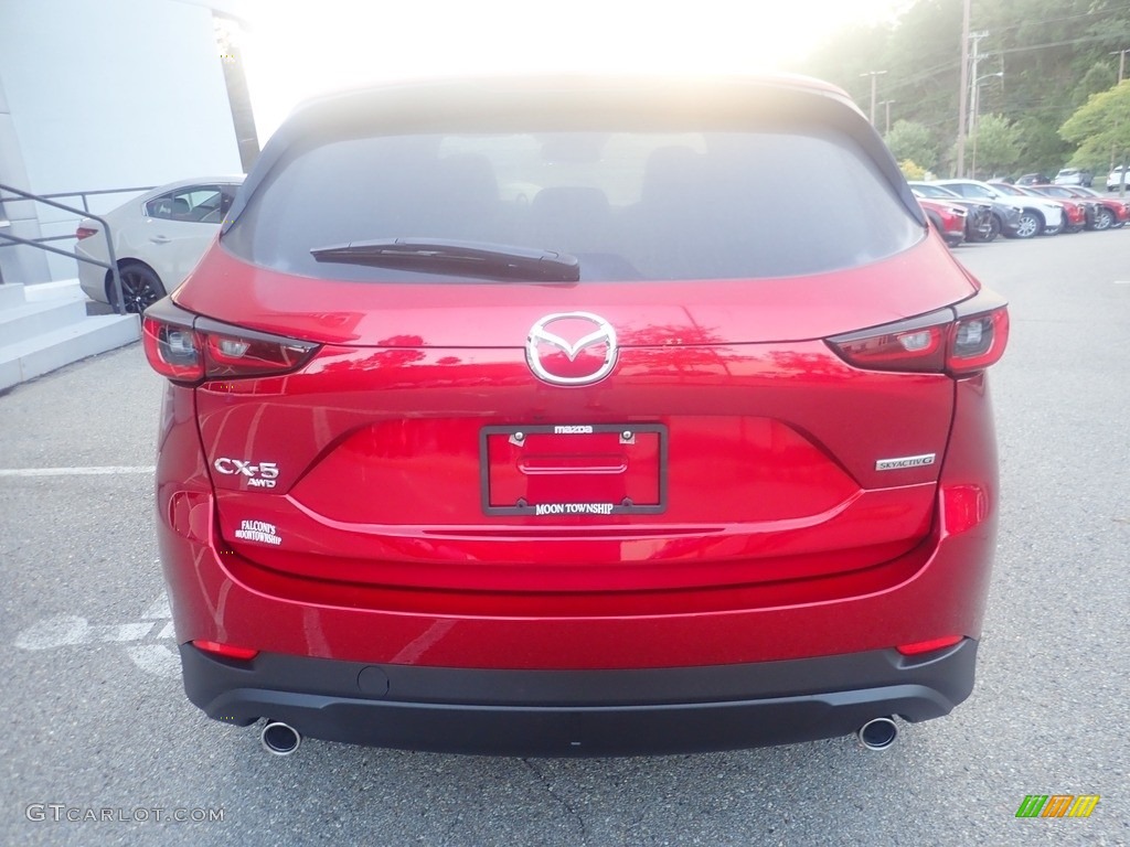 2023 CX-5 S Preferred AWD - Soul Red Crystal Metallic / Parchment photo #3