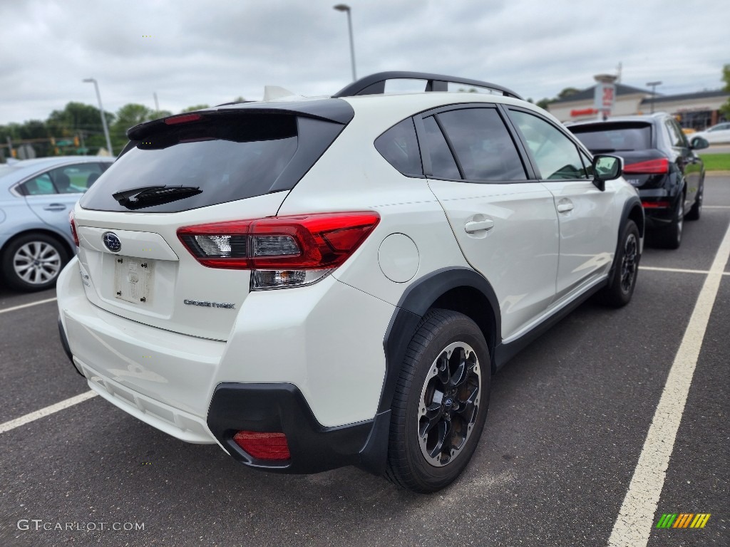2021 Crosstrek Premium - Crystal White Pearl / Gray photo #3