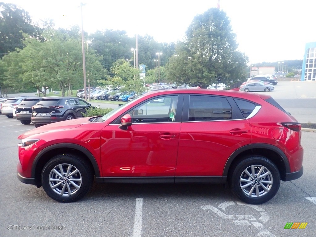 2023 CX-5 S Preferred AWD - Soul Red Crystal Metallic / Parchment photo #6