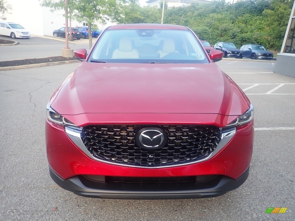 2023 CX-5 S Preferred AWD - Soul Red Crystal Metallic / Parchment photo #8