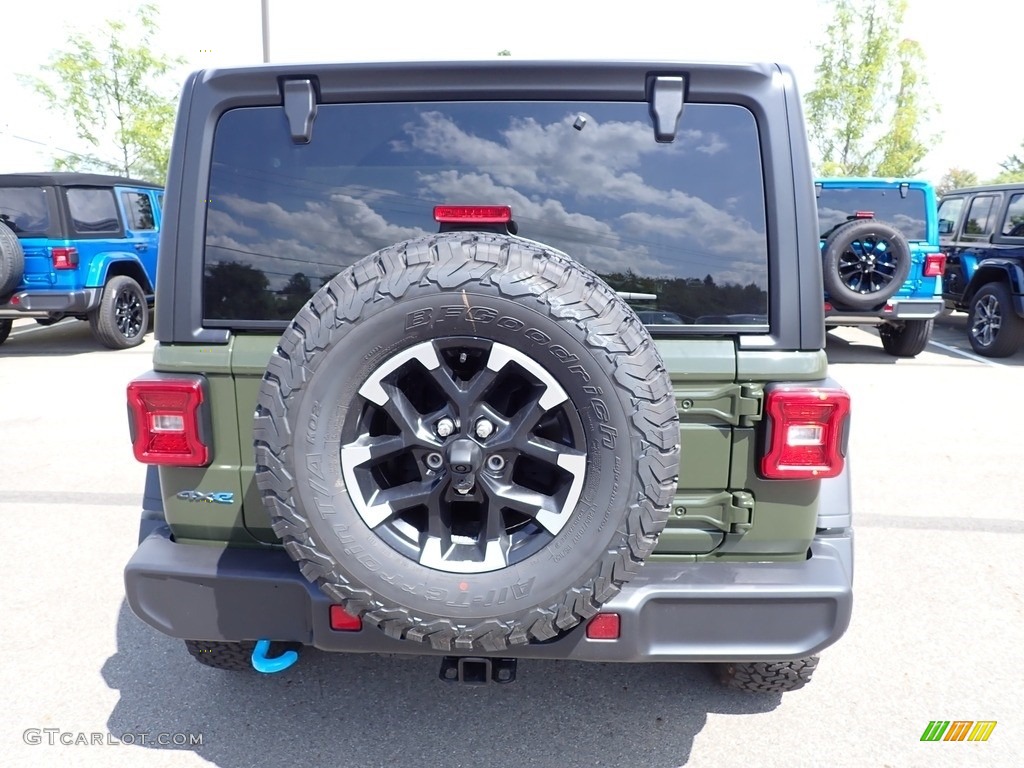 2024 Wrangler 4-Door Rubicon 4xe Hybrid - Sarge Green / Black photo #4