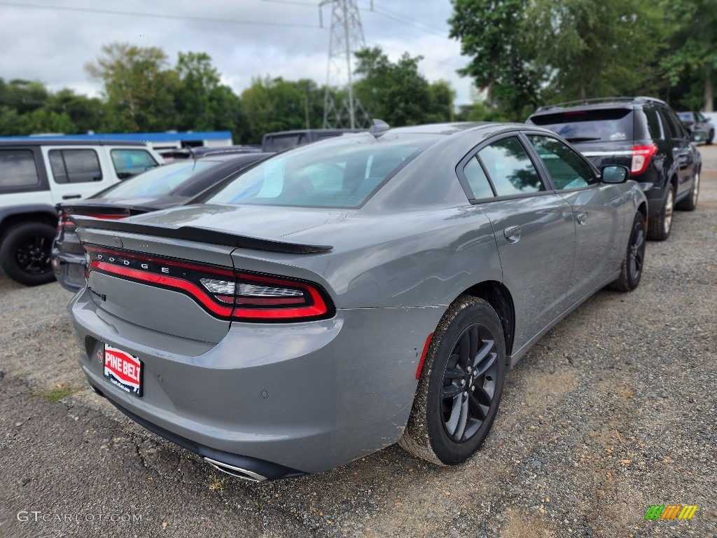 2019 Charger SXT AWD - Destroyer Gray / Black photo #3