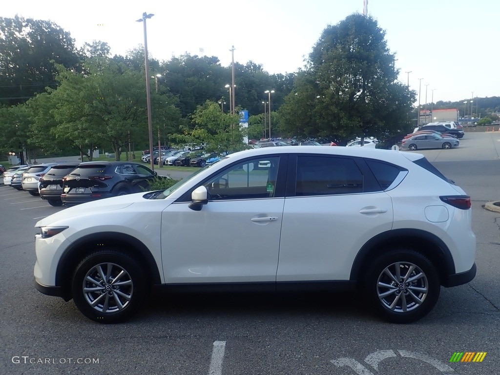 2023 CX-5 S Select AWD - Rhodium White Metallic / Black photo #6