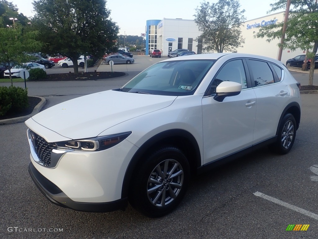 2023 CX-5 S Select AWD - Rhodium White Metallic / Black photo #7
