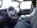 Black 2024 Jeep Wrangler 4-Door Rubicon 4xe Hybrid Interior Color